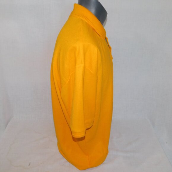 Slazenger Mens 2XL / XXL Orange Green Panther Pique Short sleeve  Polo Shirt - Picture 10 of 10